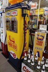 Gilbarco CMD Petrol Pump Restored in Golden Fleece Livery