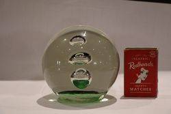 Glass Paperweight  