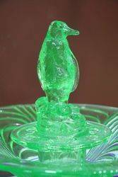 Green Deco Penguin Float Bowl  