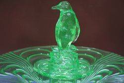 Green Deco Penguin Float Bowl  