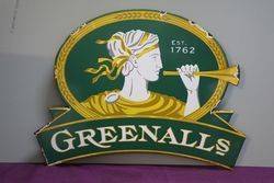Greenalls Enamel Sign 