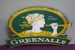 Greenalls Enamel Sign 