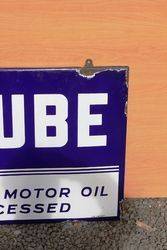 Gulflube Enamel Advertising Sign