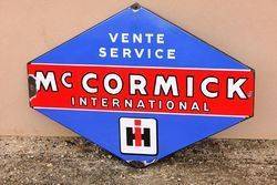 HIH McCormick Enamel Service Sign