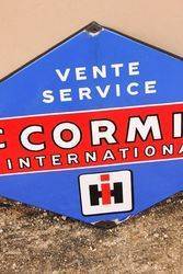HIH McCormick Enamel Service Sign