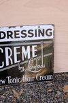 Hairdressing NuCreme Double Sided Enamel Sign