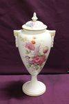 Hand Painted Royal Worcester Vase and Cover C1922
