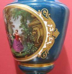 Handdecorated Limoges Porcelain Vase