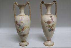 Henth + Greatbatch union Pottery Burslem Pair Of Vases C18913
