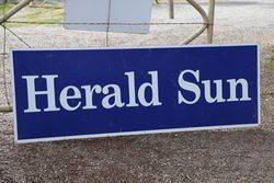 Herald Sun Advertising Tin Sign 