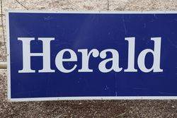 Herald Sun Advertising Tin Sign 