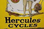 Hercules Cycles Enamel Sign