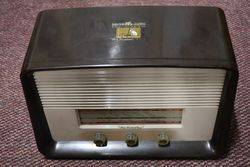 His Masters Voice Brown Bakelite Radio 