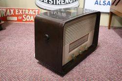 His Masters Voice Brown Bakelite Radio 