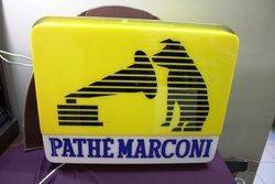 His Masters Voice Marconi Double Sided Light Box