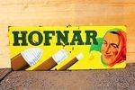 Hofnar Cigars Pictorial Enamel Sign