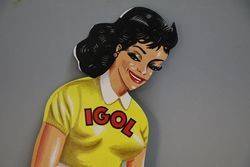 IGOL Advertising Tin Sign 