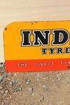India Tyres Enamel Sign