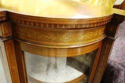 Inlaid Credenza Cabinet