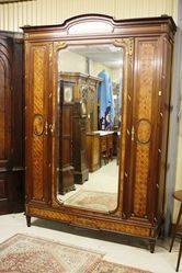 Inlaid French Armoire