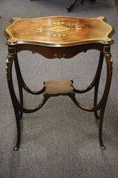 Ivory Inlaid table