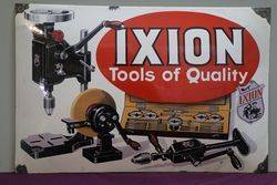 Ixion Tools Advertising Enamel Sign  