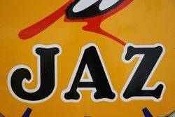 Jaz Clock Double Sided Enamel Advertising Sign 