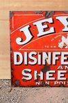 Jeyes Disinfectant And Sheep Dip Enamel Sign