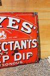 Jeyes Disinfectant And Sheep Dip Enamel Sign