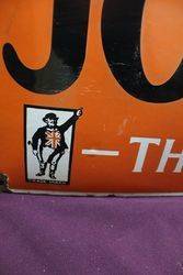 John Bull Convex Enamel  Advertising Sign