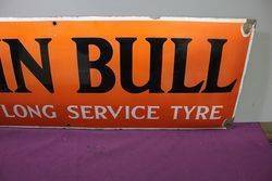 John Bull Convex Enamel  Advertising Sign