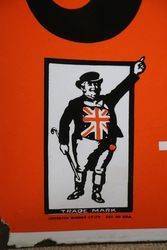 John Bull The Long Service Tyre Enamel Sign 