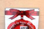 Jones Sewing Machine Enamel Advertising Sign