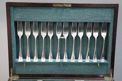 Joseph Rodgers + Son 81 pcs Silver Plated Canteen Of Cutlery 