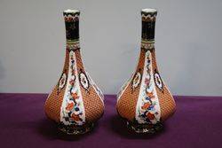 Keeling + Co Losol Ware Yeddo  Pair Vases C1930