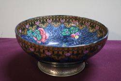 Keeling + Co Magnolia Losol Ware Bowl On Mounted English Pewter Base