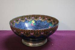 Keeling + Co Magnolia Losol Ware Bowl On Mounted English Pewter Base