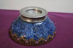 Keeling + Co Magnolia Losol Ware Bowl On Mounted English Pewter Base