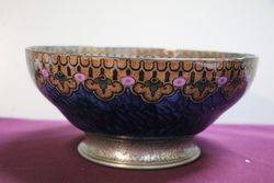 Keeling + Co Magnolia Losol Ware Bowl On Mounted English Pewter Base