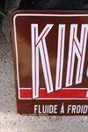 Kings Lube Extra Motor Oils Enamel Sign