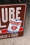 Kings Lube Extra Motor Oils Enamel Sign