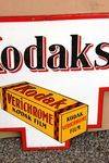 Kodak Film Double Sided Enamel Sign