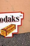 Kodak Film Double Sided Enamel Sign