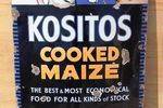 Kozitos Cooked Maize Pictorial Enamel Sign 
