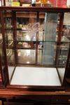 Kunzle Cakes Advertising Display Cabinet With Etched Glass