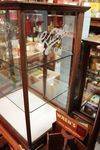 Kunzle Cakes Advertising Display Cabinet With Etched Glass