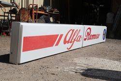 Large 2 Piece Alfa Romeo Dealer Showroom Light Box