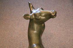 Large Bronze Doe by Irenee Rochard