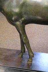 Large Bronze Doe by Irenee Rochard