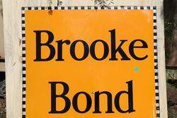 Large Brooke Bond Tea Enamel Advertising Sign  